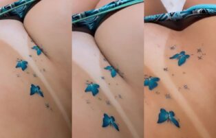 Erome Valeria VB Mostrou a Tatuagem da Buceta