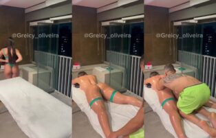 Pornô Greicy Oliveira Recebendo Massagem de Bombado