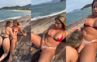 Livia Tavares Fapello – Tesão Pegando Fogo na Praia!