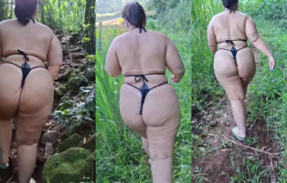 Dessa Hot Exibe o Rabão No Mato – Onlyfans Grátis