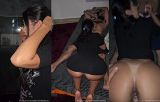 Karen Khalifa Mama e Dá No Mesmo Vídeo De Vestido