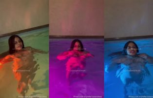 Nua Na Piscina Júlia Sodré Rebola E Se Molha Toda