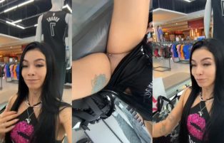 Xgisa Mostrando Buceta Sem Calcinha No Shopping – Telegram