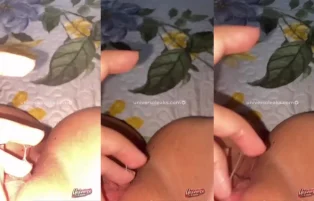 Natht90 Mostrando o Meladinho da Buceta Suculenta – Fapello Vazado