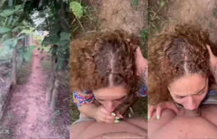 Mariele Sampaio Mamando um Desconhecido Escondida no Mato – Erome Pornô