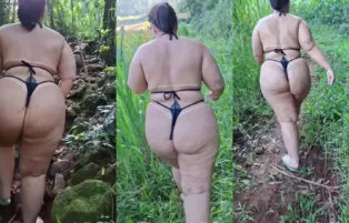 Dessa Hot Exibe o Rabão No Mato – Onlyfans Grátis