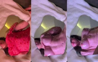 Babi Palomas Nua No Espelho Em Vazamento Do Privacy