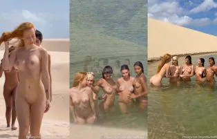 Mel Flores Exposta No Erome Pelada Na Praia Com Amigas
