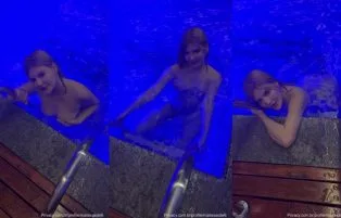 Maitê Sasdelli Pelada na Piscina Exibindo Buceta – Onlyfans Grátis