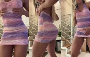 Mulher Melão Sem Calcinha Vestido Curto – Onlyfans